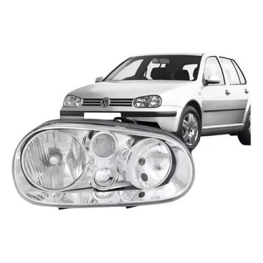 Imagem de Farol Direito Cromado Golf 1999 2000 2001 2002 A 2006 - BapImports