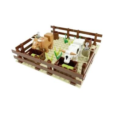 Imagem de Conjunto De Blocos De Montar DIY Para Crianças, Cena De Fazenda, Brinq