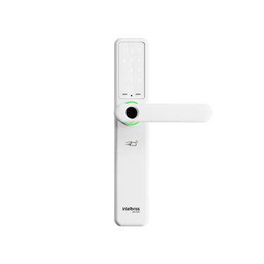 Imagem de Fechadura Inteligente de Embutir com Biometria IFR 7000 Branca Intelbras