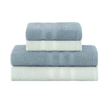 Imagem de Jogo de Toalhas 4 peças Buddemeyer Vanilla Extra Soft  Toque Macio Alt