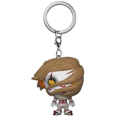 Imagem de Funko Pop Keychain: Horror It - Pennywise With Wig Collectible Figure, Multicolor Funko Multicolorido Pequeno