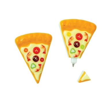 Imagem de Mini canetas de pizza Raymond Geddes – Pacote com 24 – Materiais de escrita divertidos para crianças, estudantes, salas de aula
