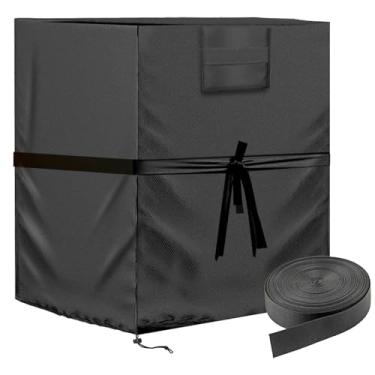 Imagem de Aozzy Capas De Ar Condicionado Central Para Unidades Externas Cobertura Ca Resistente Para Unidades Externas O Inverno Quadrado Resiste À Chuva E À Neve, Ou Porcas Cabem Em Até 38X38X40 Polegadas