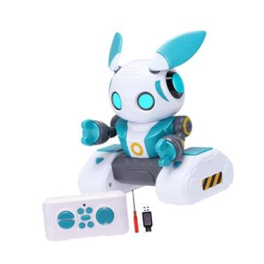 Imagem de Esquirla Mini Robot Sound and Light com olhos LED Eyes Funny Robotic Robot Robot Robot Robô de brinquedo Robô Adolescentes de 6 anos de aniversário Presente de