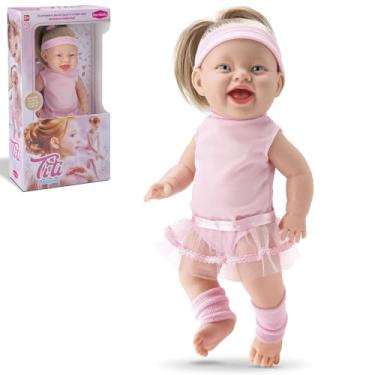 Imagem de Boneca Titi Bailarina com Polaina e Faixa 34cm Estilo Bambola - PANAMI
