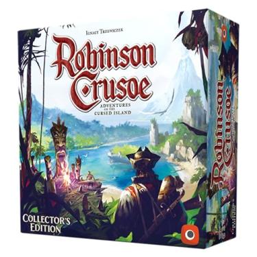 Imagem de Portal Games Robinson Crusoe Collectors Edition – Ultimate Survival Adventure Cooperative Strategy Board Game with Enhanced Components Ages 14+ 1 to 4 Players