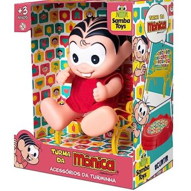 Imagem de Boneca Monica Turma da Monica com Banquinho