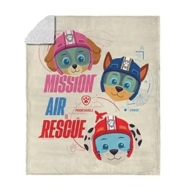 Imagem de Cobertor de lã de ovelha Nickelodeon Patrulha Canina oficialmente licenciado Mission Air Rescue, 127 x 152 cm