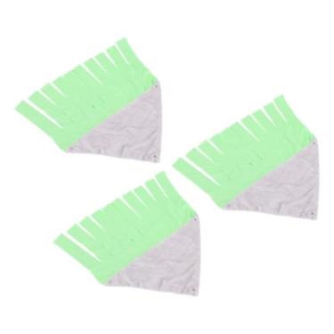 Imagem de HEEPDD 3pcs Pequenos Animais Pendurados na Rede de Gaiolas de Animais de Estimação para Hamsters Porquinhos -da -índia, Tamanho do Triângulo 43 X 22cm Com Comprimento de Borla 27cm Nan (Verde)