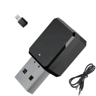 Imagem de Adaptador Bluetooth Automotivo Usb P2 Receptor De Som Carro | Receptor Bluetooth Adaptador Musica P2 Carro Chamada de Audio USB Receiver