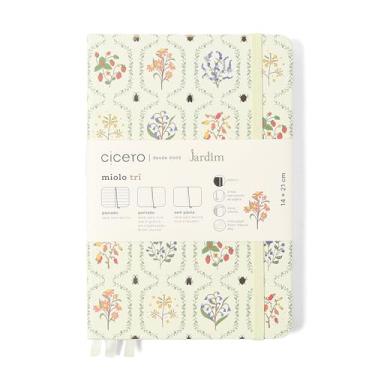 Imagem de CADERNETA CICEROS JARDIM MIOLO TRI 14X21 OFF WHITE