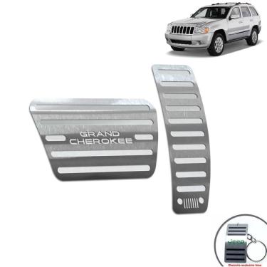 Imagem de Pedaleira Automático Jeep Grand Cherokee 2000 a 2010 Prata