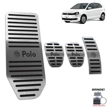 Imagem de Descanso + Pedaleira Manual Vw Polo 2003 a 2015 Preto