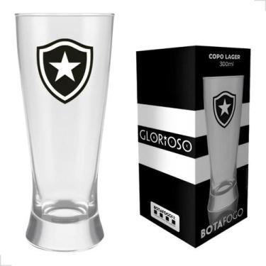 Imagem de Copo Tulipa Botafogo 300ml Vidro Personalizado Time de Futebol Present