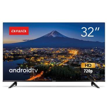 Imagem de Smart TV AIWA 32" DLED Android HD e HDR10 Borda Ultrafina AWS-TV-32-BL
