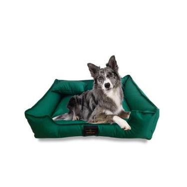 Imagem de Cama Luxo para Cachorro e Gato Tamanho GG 85x70cm em Nylon Impermeável
