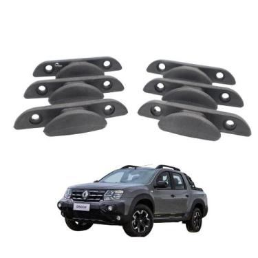 Imagem de 6 Ganchos Amarração Carroceria Caçamba Renault Oroch Duster - no-brand