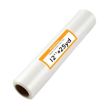 Imagem de Estabilizador solúvel em água para bordado, estabilizador lavável 30,5 cm * 25 jardas 35 Um, revestimento transparente e película de cobertura para máquinas de bordar costura manual