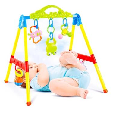 Imagem de Brinquedo Estabilizador Infantil Centro de Atividades 3x1 Colorido Musicas Divertidas e Luzes Uni Toys