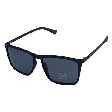 Imagem de Fila SF8495 1AQZ Men's Sunglasses Blue/Blue Polarized Square 57mm