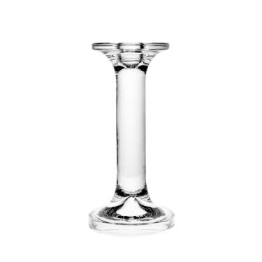 Imagem de Candelabro Castiçal Porta Velas de Vidro 9x18,5cm 61730