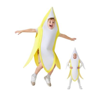 Imagem de Banana Costume Kids Boys Girls Halloween Toddler Kid Banana Fortnite Costume Peely Banana Outfit