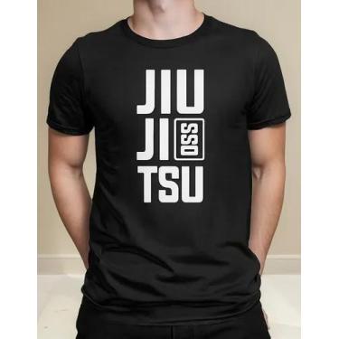 Imagem de Camiseta Camisa Algodão Feminina Masculina Adulto Luta Jiu Jitsu OSS M