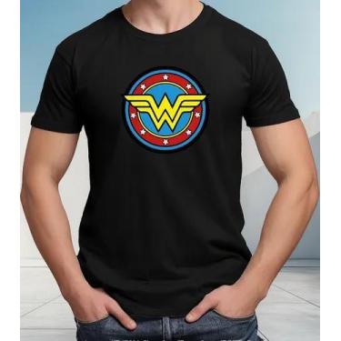 Imagem de Camiseta Camisa Algodão Adulto Feminina Masculina Mulher Maravilha Her