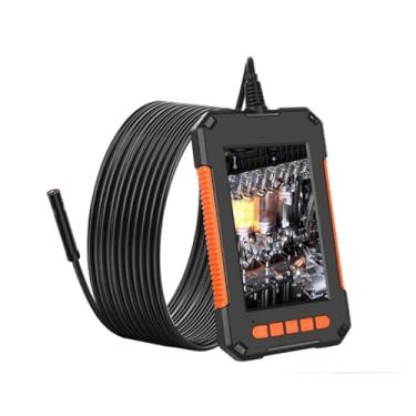 Imagem de FINYQBET Boroscópio Industrial com 2600mAh, Tela LCD 4.3", 10M, 8 Luzes LED, à Prova D'Água IP67, Câmera 1080P - Borescópio para Encanadores, Mecânicos e Inspeções Automotivas/Industriais