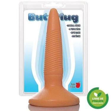 Imagem de Plug Anal finco com estrias Pele - Sexshop - Adtoys