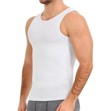 Imagem de Cinta Masculina Modeladora Camisa Diminui Barriga Unissex - Sem Marca
