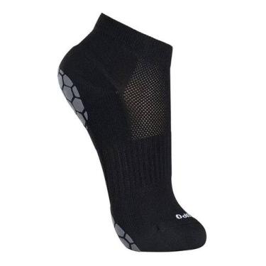 Imagem de Meia Antiderrapante Pilates Hidroginástica Lupo 3310 casapaula, Preto,