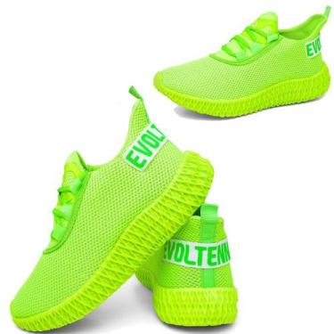 Imagem de Tênis Esporte Casual Sola 3D Confortavel  Verde - Evoltenn, Verde, 42