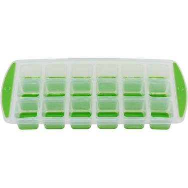 Imagem de Forma de Gelo Plástico 3x13x27cm Verde