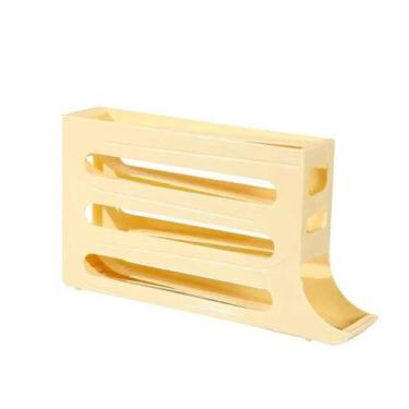 Imagem de 4 Andares Porta Ovos Organizador Geladeira - Multti Casa, Bege