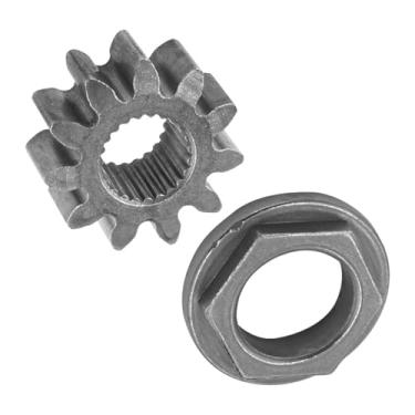 Imagem de Whtkoph Kit de pinhão e bucha substitui peça, rolamento de flange sextavado de ferro galvanizado para acessórios de aparador