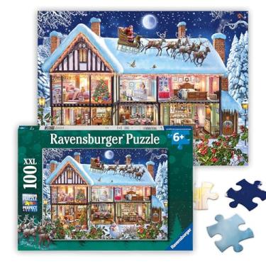 Imagem de Ravensburger Kinderpuzzle 12996 - Weihnachten zu Hause 100 Teile XXL - Puzzle für Kinder ab 6 Jahren
