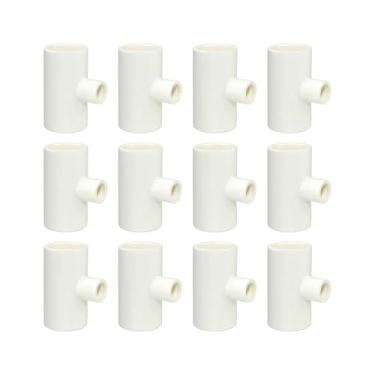 Imagem de Fenteer 12 peças de conexões em T para bebedouro de frango, fáceis de instalar, substituições diretas, premium, acessórios de 1/2" para bebedouros e
