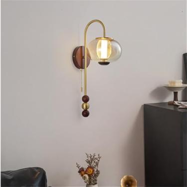 Imagem de Lâmpada De Parede Contemporânea LED Americana Retro Sala De Estar Quarto Estudo Villa Hotel Corredor Corredor Luz (Estilo 10)