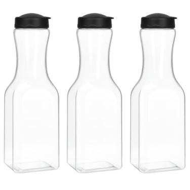 Imagem de Kit 3 Jarras Garrafa De Água Geladeira 1,8lt Pega Fácil (Preto)