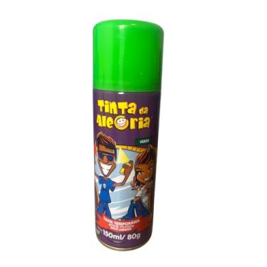 Imagem de Tinta de Cabelo Temporária Spray Colorido – Sai com Água, Ideal para Carnaval, Festas e Fantasias – Uso Infantil e Adulto, Fácil Aplicação e Remoção (Verde)