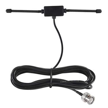 Imagem de Antena de montagem adesiva UHF para carro, caminhão, polícia, scanner, compatível com Uniden Bearcat Whistler, conector macho BNC, cabo de 3 m, preto