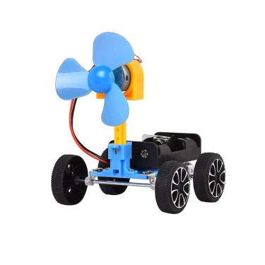 Imagem de Kit de experimentos científicos DIY Mini carro movido a vento STEM Pro