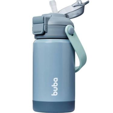 Imagem de Garrafa Térmica Inox Parede Dupla Bico Ou Canudo 360Ml Buba