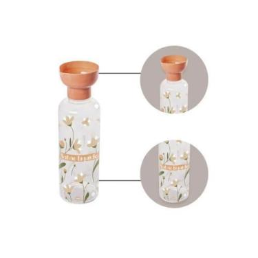 Imagem de Porta Sabão Liquido Decorado Com Dosador 970Ml