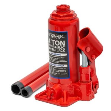 Imagem de XtremepowerUS Macaco de garrafa 4 toneladas (4 kg) macaco hidráulico para carro com alça de bomba, uso adequado para carros sedãs automotivos, vermelho