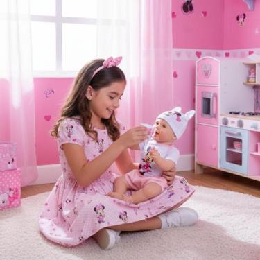 Imagem de Boneca Reborn Bebê Realista Menina Maize Silicone Pode Dar Banho Origi