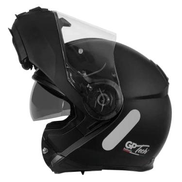 Imagem de Capacete Moto GP Tech A118 SV Viseira interna Articulado Preto fosco 60