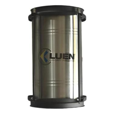 Imagem de Repinique luen 30x06 inox escovado nat aro chapa preto pele leitosa 04