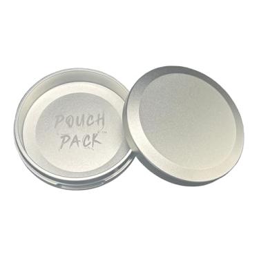 Imagem de Recipiente de metal para bolsas Zyn, bolsas de cafeína e armazenamento EDC | Alumínio durável, design gravado a laser | Fino - (compartimento único)